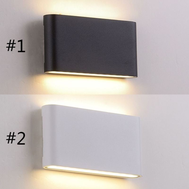 Lámpara de pared moderna, impermeable, de aluminio, sencilla, para interiores.
