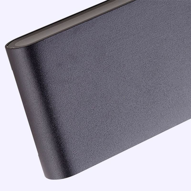 Lámpara de pared moderna, impermeable, de aluminio, sencilla, para interiores.