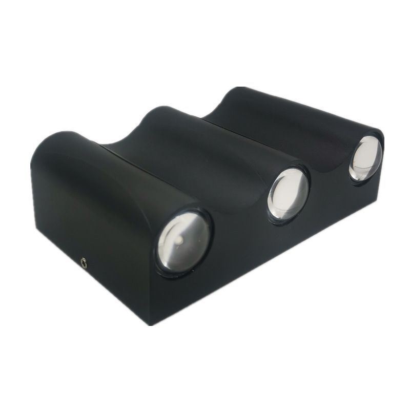 Lámpara de pared de aluminio para balcón, luz de porche montada en superficie