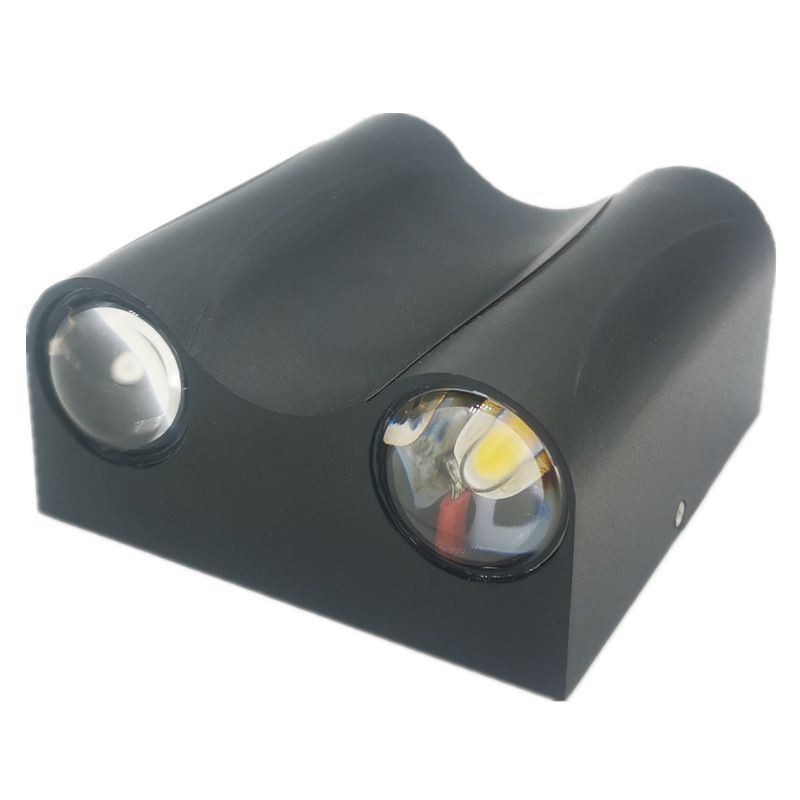Lámpara de pared de aluminio para balcón, luz de porche montada en superficie