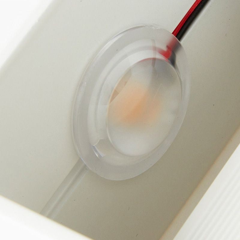 Lámpara de pared de aluminio para balcón, montaje en superficie, cubo, luz de porche