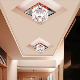 Lámpara de cristal entre focos SMD, lámpara creativa, tubo de luz, luz de cúpula absorbente