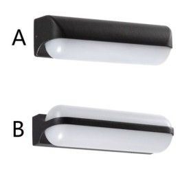 Lámpara de pared de aluminio impermeable, luz de pared para escalera, baño, pasillo