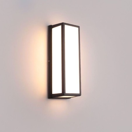 Lámpara de pared rectangular moderna e impermeable para porche de villa Lámpara de pared rectangular moderna e impermeable para porche de villa