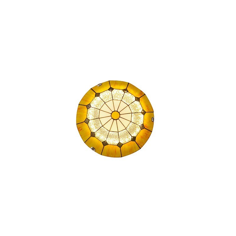Lámpara de techo de estilo mediterráneo, lámpara romántica, diámetro 40 cm.