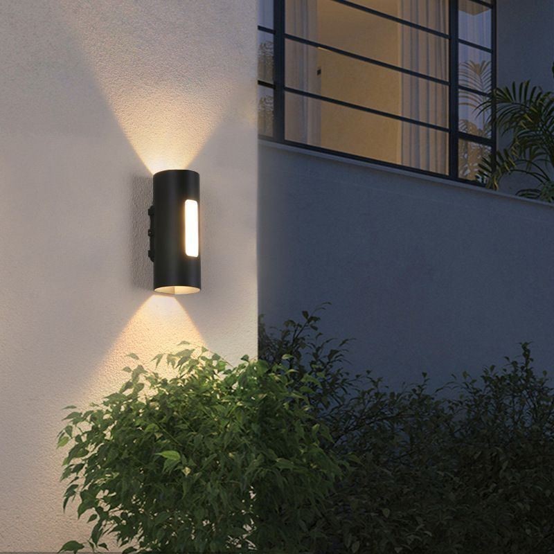 Lámpara de pared de aluminio impermeable para patio