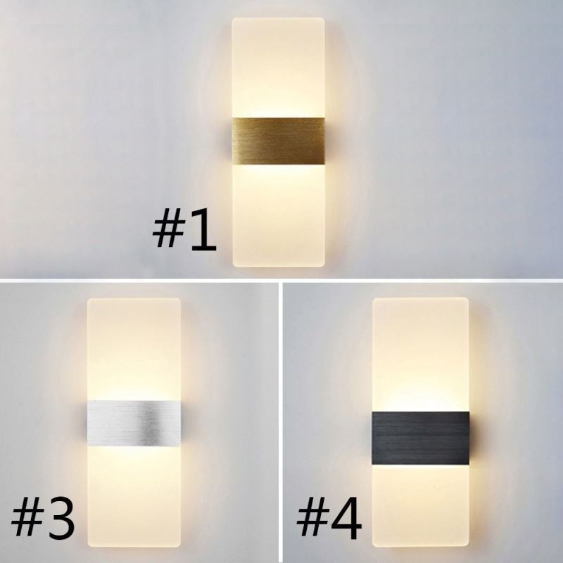 Lámparas de pared modernas minimalistas para mesitas de noche, pasillos, escaleras, cocinas, pisos.