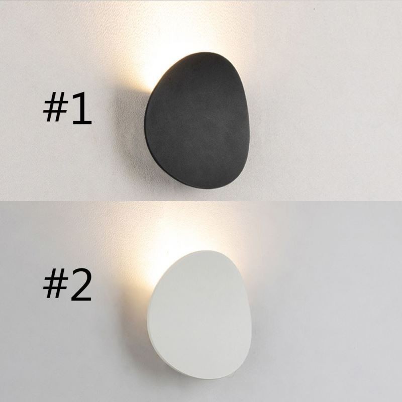 Lámpara de pared de aluminio para iluminación de exteriores, jardín y balcón.