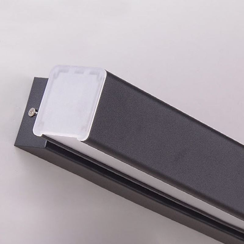 Lámpara de pared giratoria para mesita de noche, de aluminio.