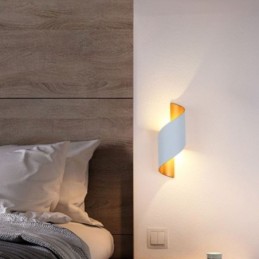 Apliques de pared de aluminio Lámpara de pared impermeable Patio Porche
