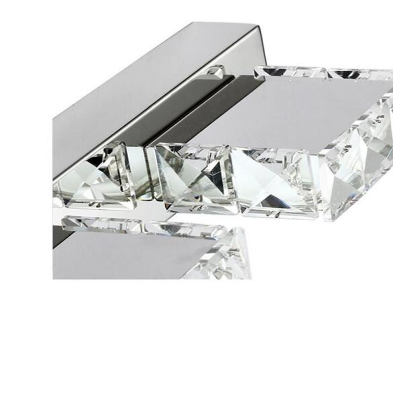 Aplique de pared Espejo de baño Lámpara de pared para lavabo Acero inoxidable