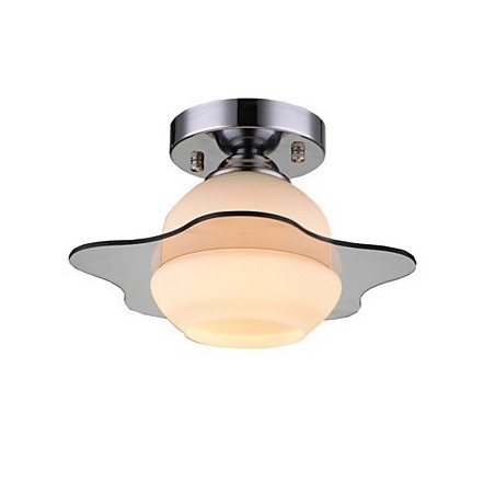 Lámpara de techo moderna empotrada de 1 luz, contemporánea, de metal Lámpara de techo moderna empotrada de 1 luz, contemporánea, de metal