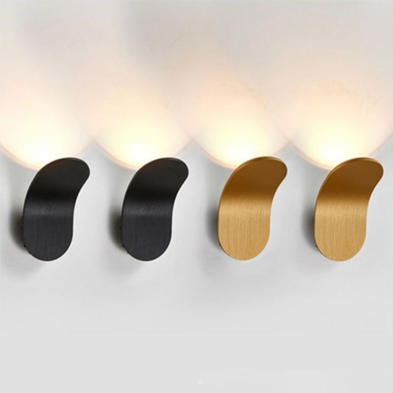 Lámpara de pared minimalista de aluminio