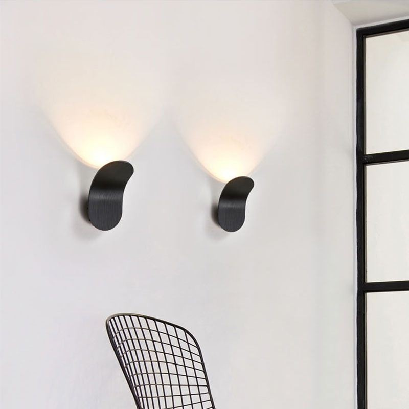 Lámpara de pared minimalista de aluminio