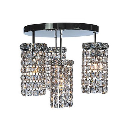 Lámparas empotradas contemporáneas de cristal con 4 luces Lámparas empotradas contemporáneas de cristal con 4 luces