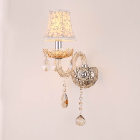 Elegante aplique de cristal de estilo europeo para pared de pasillo Elegante aplique de cristal de estilo europeo para pared de pasillo