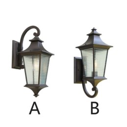 Lámpara de pared moderna para exteriores, impermeable, para cenador, patio, pasillo, jardín y balcón.