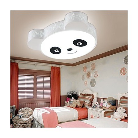 Lámpara de techo empotrada con control remoto, moderna, blanca y cálida.