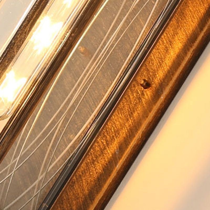 Aplique de pared chino para exteriores, de un solo cabezal, resistente al agua, con serpentina