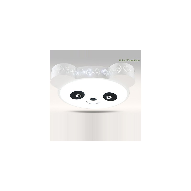 Lámpara de techo empotrada con control remoto, moderna, blanca y cálida.