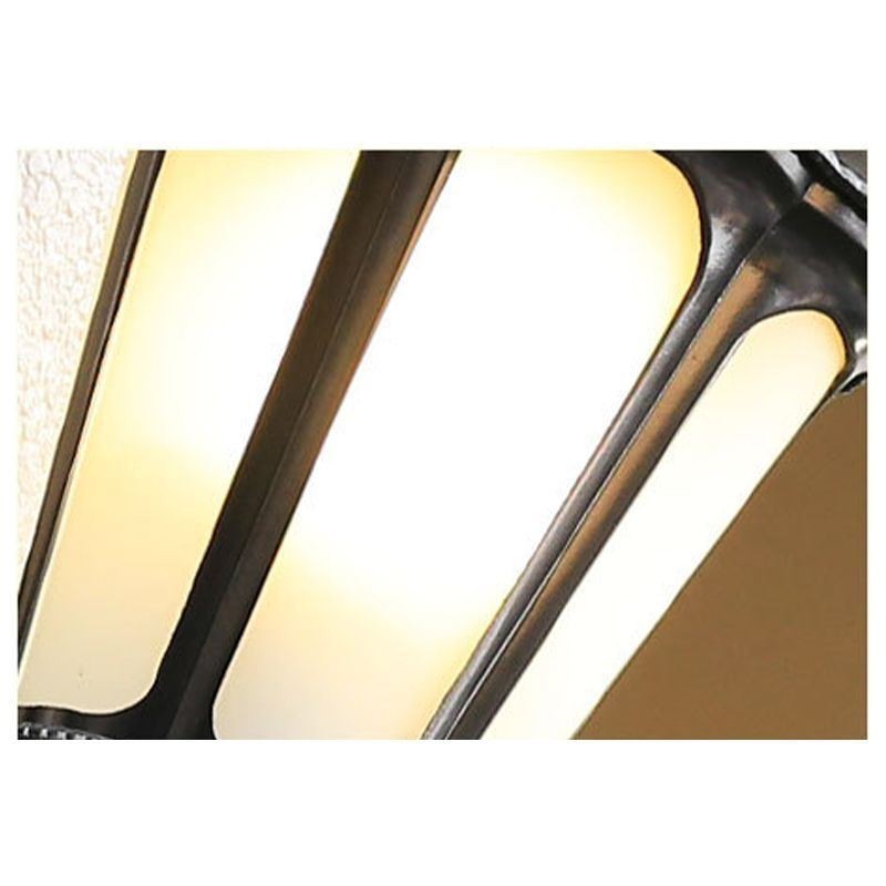 Lámpara de pared moderna y sencilla para exteriores, resistente al agua, con diseño de flor de ciruelo, para patio, pasillo y jardín.
