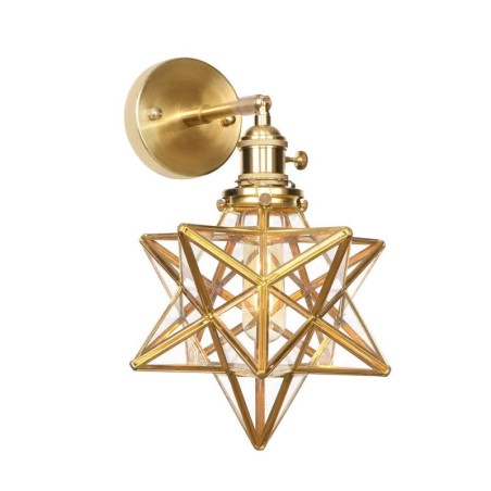Lámpara de pared moderna con pantalla de cristal Lámpara de pared moderna con pantalla de cristal