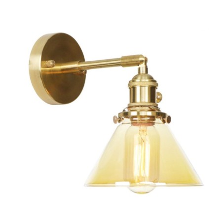 Lámpara de pared moderna con pantalla de cristal Lámpara de pared moderna con pantalla de cristal