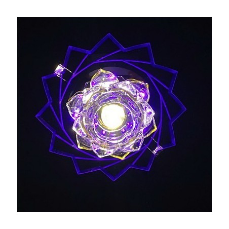 Lámpara de techo moderna contemporánea de cristal y metal Lámpara de techo moderna contemporánea de cristal y metal