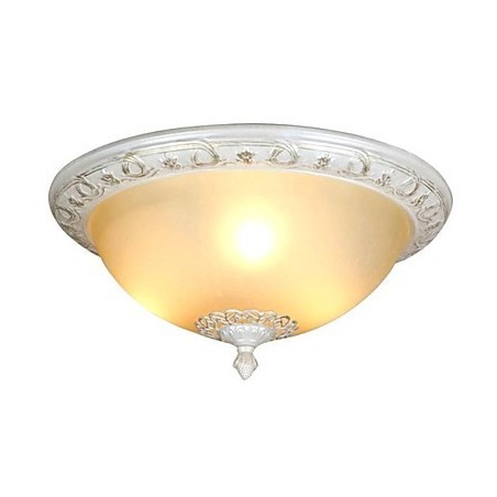 Lámpara empotrada de metal cromado retro