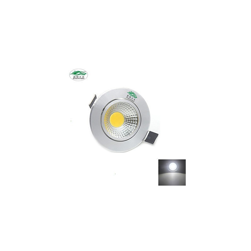 Lámpara de techo COB de 3 W y 300 lm, luz blanca cálida, 4 unidades