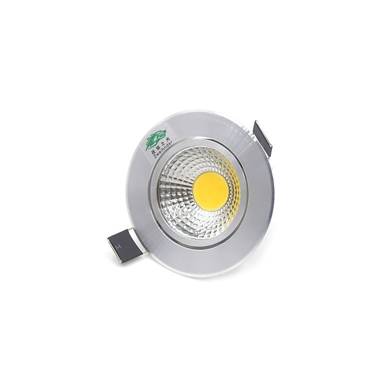 Lámpara de techo COB de 3 W y 300 lm, luz blanca cálida, 4 unidades