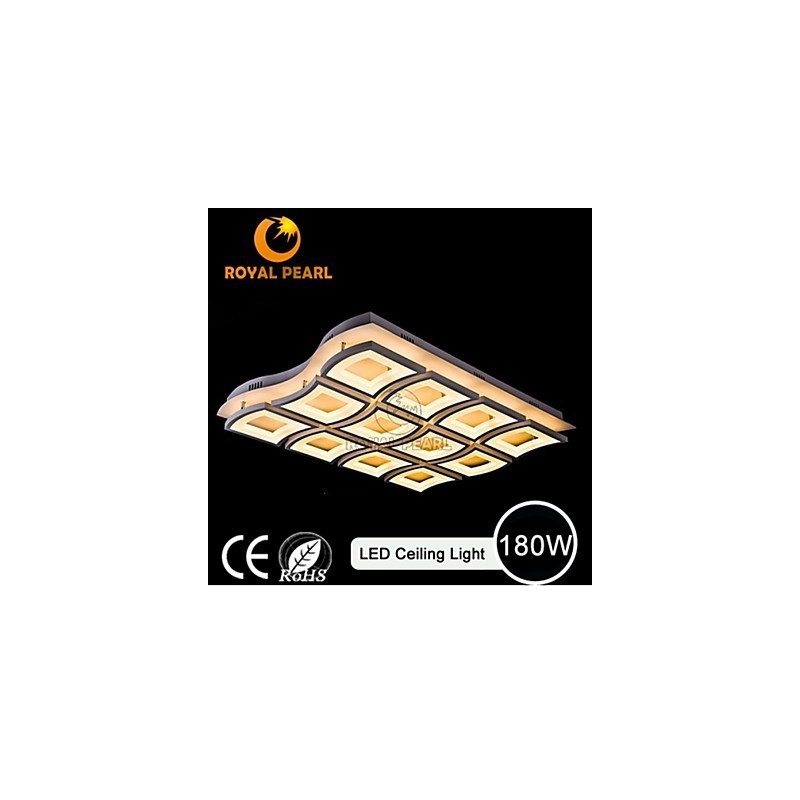 Iluminación colgante de 180 W con diseño elegante y súper brillante