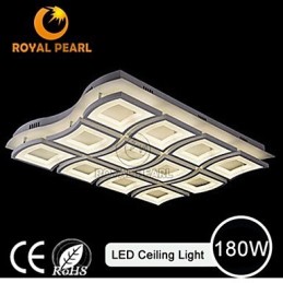 Iluminación colgante de 180 W con diseño elegante y súper brillante