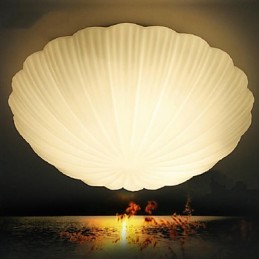 Las conchas de vidrio creativas nórdicas para absorber la luz de la cúpula