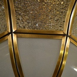 Focos empotrados de metal de latón estilo mini clásico tradicional