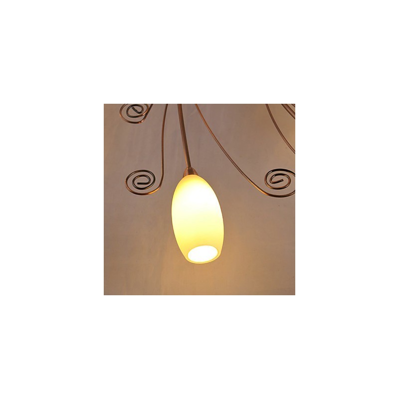 Lámparas artísticas empotradas de aluminio con 12 luces