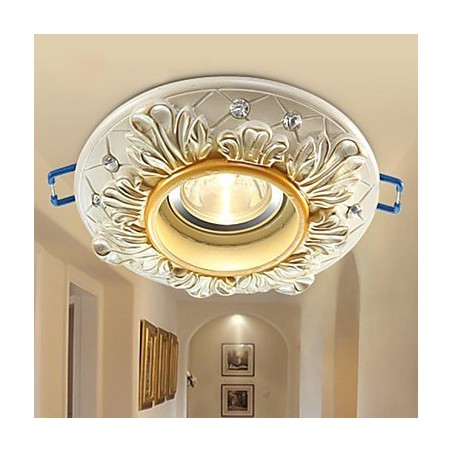 Lámpara de techo de tubo estilo europeo rural de 10 x 3,5 cm con luz de cúpula absorbente Lámpara de techo de tubo estilo europeo rural de 10 x 3,5 cm con luz de cúpula absorbente