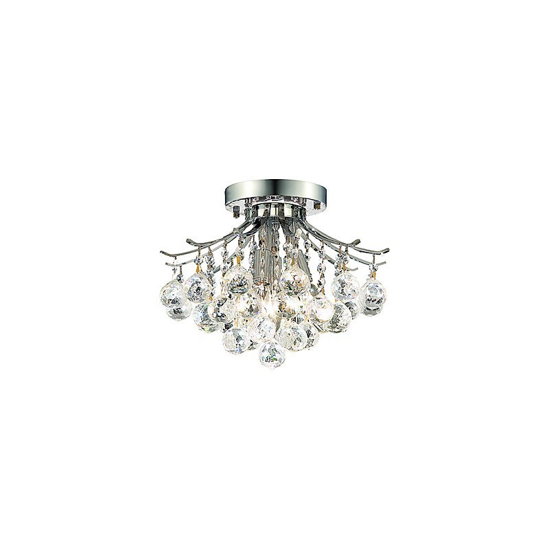 Lámparas empotradas modernas de 3 luces con cuentas de cristal