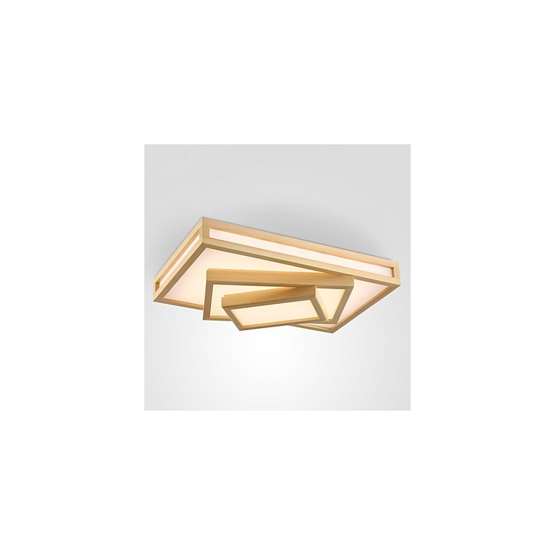 Cuadro moderno contemporáneo de estilo mini, de madera y bambú, montaje empotrado