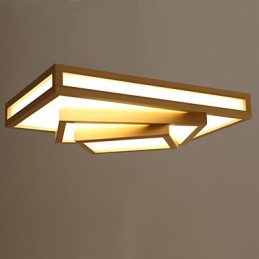 Cuadro moderno contemporáneo de estilo mini, de madera y bambú, montaje empotrado