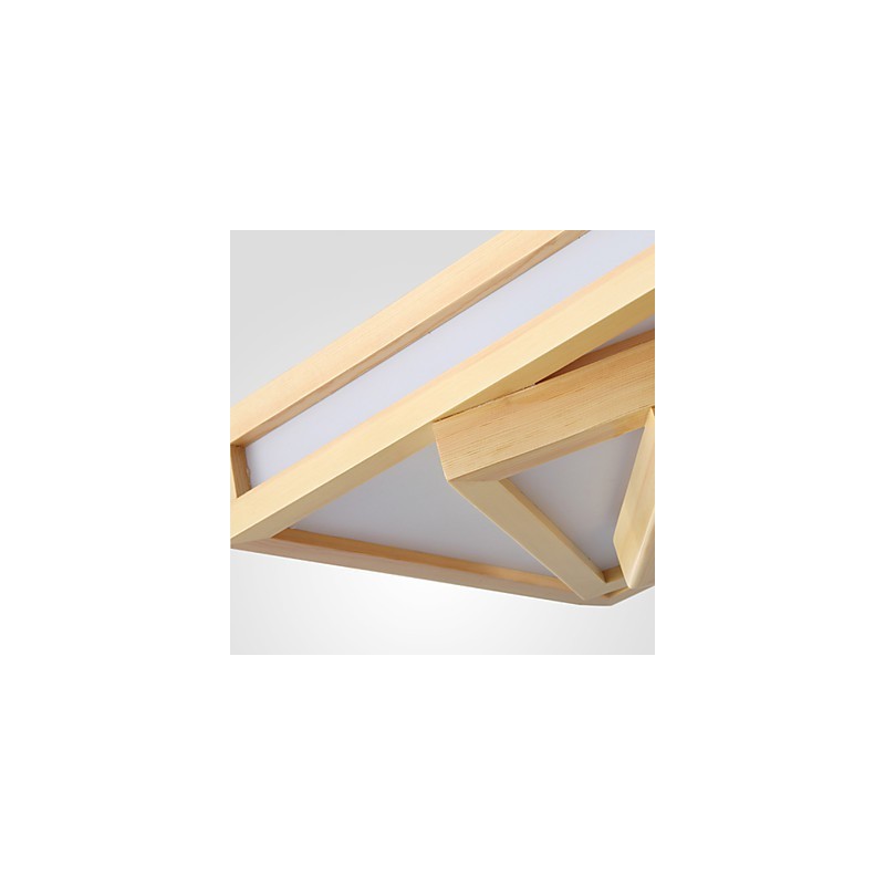 Cuadro moderno contemporáneo de estilo mini, de madera y bambú, montaje empotrado
