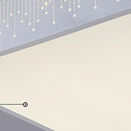 Lámpara de techo moderna contemporánea de metal