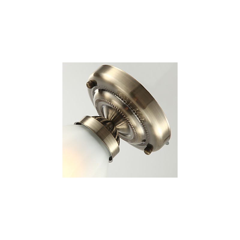 Focos empotrados de metal galvanizado de estilo mini clásico tradicional
