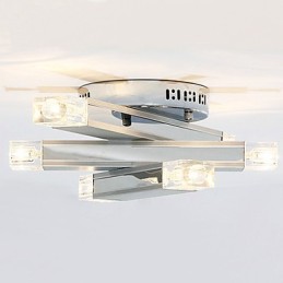 Lámpara de techo moderna con 6 luces y diseño elegante