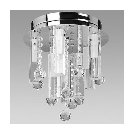 Lámpara de techo de cristal con 8 luces