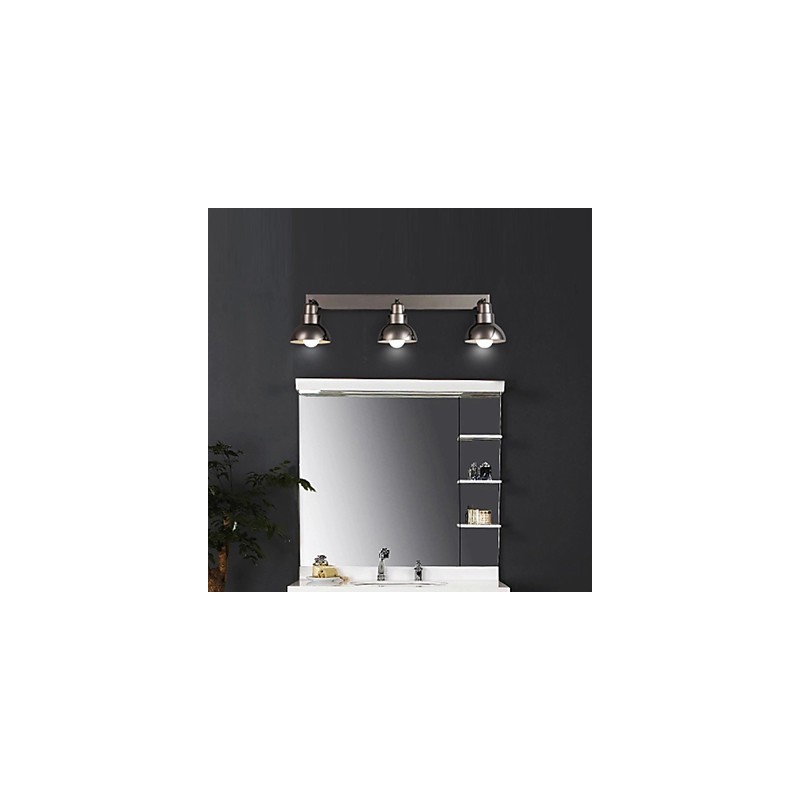 Lámpara de techo empotrada Trinal con marco de aluminio y vidrio blanco, moderna y a la moda.