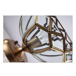 Lámpara empotrada tradicional clásica de metal