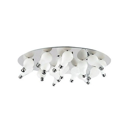Lámpara de techo moderna con 12 luces redondas (base G4) Lámpara de techo moderna con 12 luces redondas (base G4)