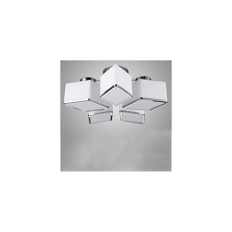 Lámpara de cristal contemporánea moderna de montaje al ras