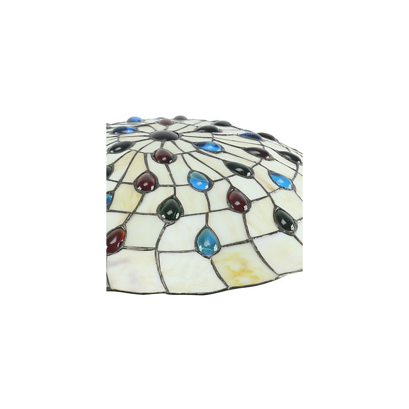 Lámpara de techo estilo mediterráneo de 50 cm para iluminación de jardín